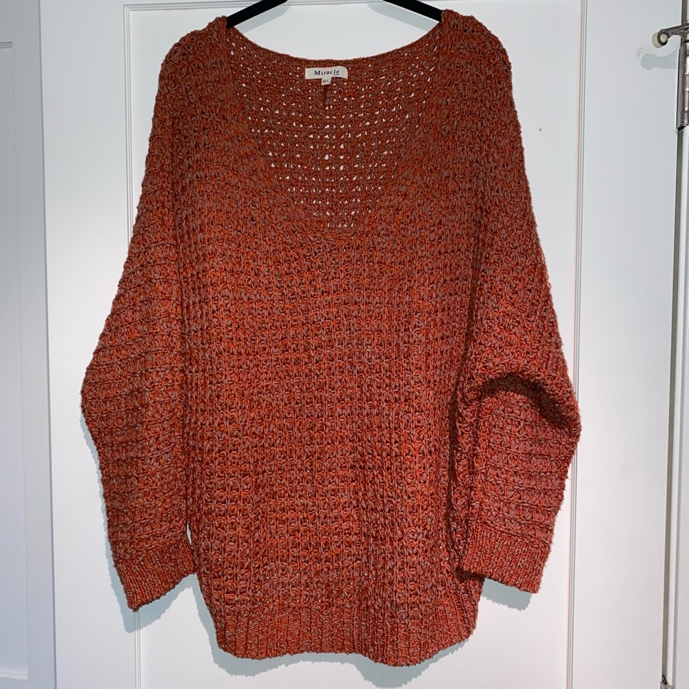 Knit V-Neck Sweater